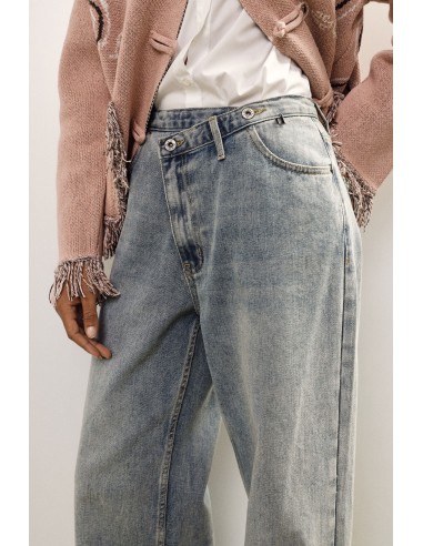 Jeans de Perna Larga Cinco Bolsos Cintura Regular Dixie