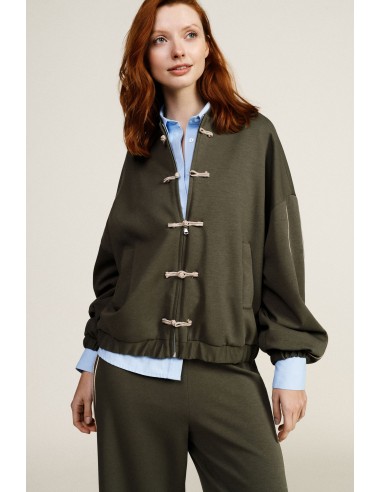 Bomber Con Bottoni A Nodo E Maniche Ampie Dixie - Vestiti Firmati L...