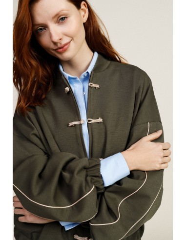 Bomber Con Bottoni A Nodo E Maniche Ampie Dixie - Vestiti Firmati L...