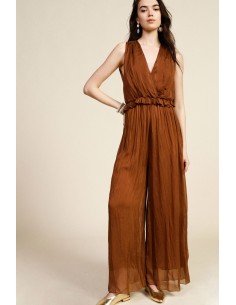 Tuta Senza Maniche Con Scollo A V E Vita Arricciata Dixie - Vestiti...