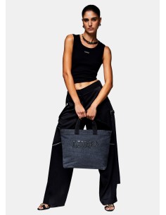 Tote Bag Grande Con Logo Liu Jo - Vestiti Firmati Life Smiles