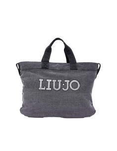 Tote bag grande com logótipo Liu Jo