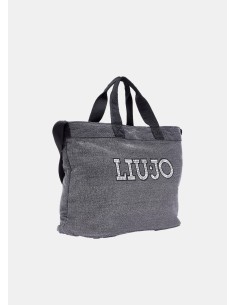 Tote bag grande com logótipo Liu Jo 2