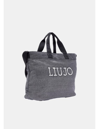 Tote Bag Grande Con Logo Liu Jo - Vestiti Firmati Life Smiles