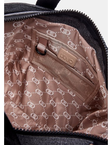 Tote bag grande com logótipo Liu Jo