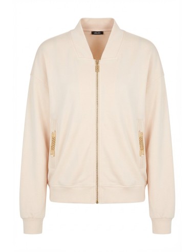 Felpa Con Dettagli Chain Liu Jo - Vestiti Firmati Life Smiles