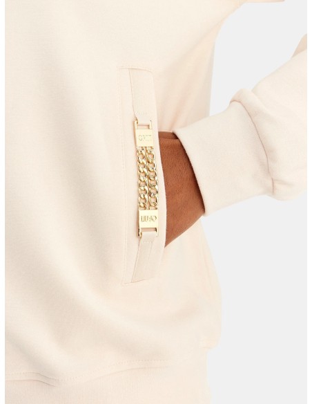 Sweatshirt com detalhes Chain Liu Jo