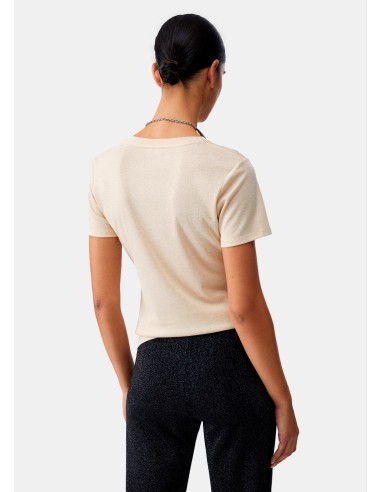 T-shirt com decote em V Liu Jo