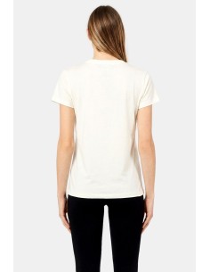 T-Shirt Con Stampa E Strass Liu Jo - Vestiti Firmati Life Smiles