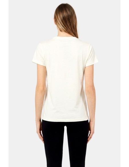 T-Shirt Con Stampa E Strass Liu Jo - Vestiti Firmati Life Smiles