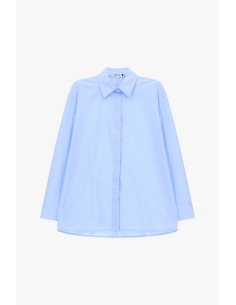 Camisa com gola clássica e mangas compridas Please