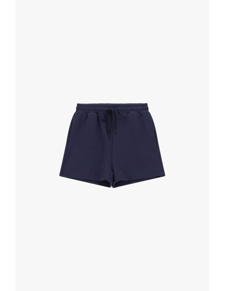 Shorts regular-fit com elástico e cordão Please