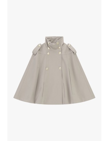 Casaco-capa de abotoamento duplo com ombreiras Please