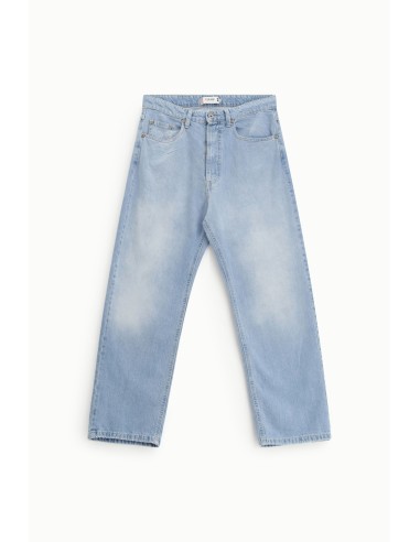 Jeans de perna reta de cintura alta com passantes Please