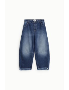 Jeans Baloon Fit com barra desfiada Please 2