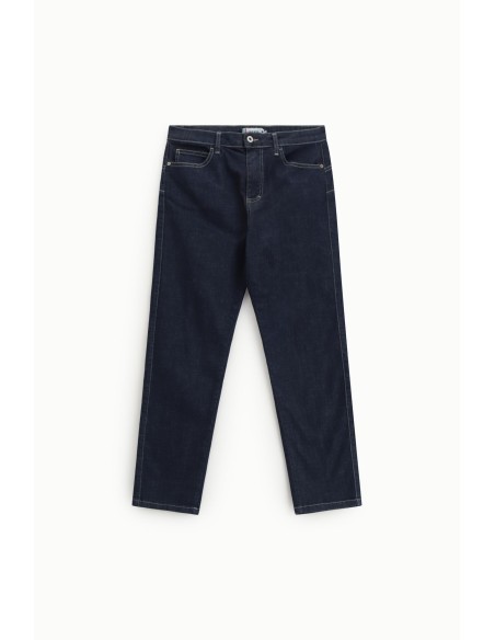 Jeans regular-fit de perna reta com cinco bolsos Please