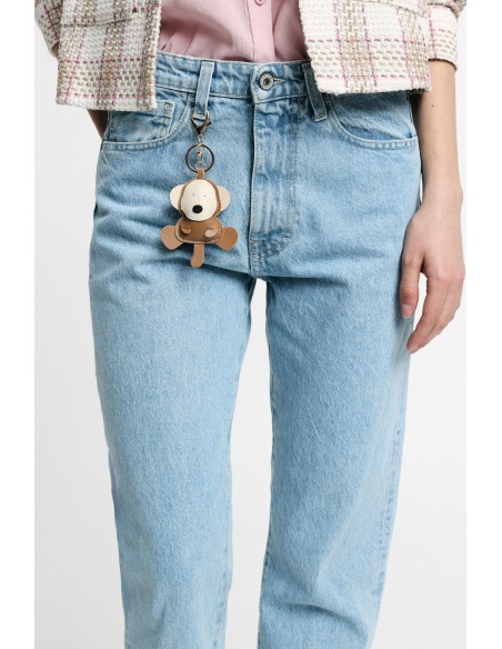 Jeans de perna reta cintura alta cinco bolsos Please