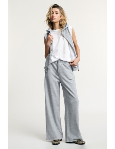 Calças Palazzo Desportivas Cintura Alta Cordão Please