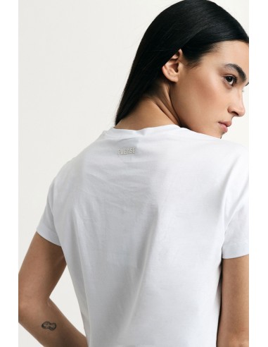 T-Shirt Cropped Corte Regular Gola Redonda Lisa Please