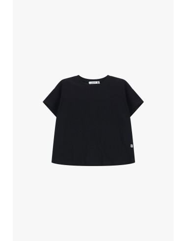 T-shirt Cropped Regular Fit Gola Redonda Cor Lisa Please