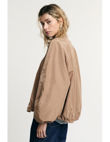 Casaco bomber regular fit com elástico na cintura Please