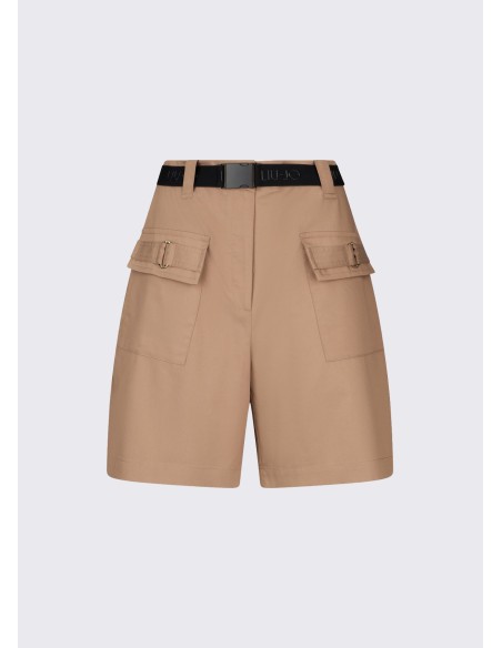 Bermuda com maxi bolsos Liu JO