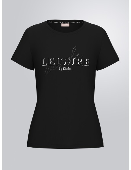 T-shirt com strass Liu Jo