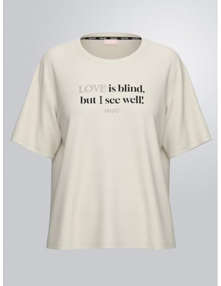 T-shirt com estampa Liu Jo