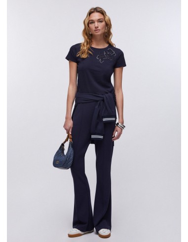 T-shirt com cut-out Liu Jo