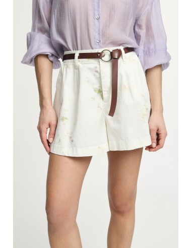 Shorts de corte regular com cintura e estampado delicado Please