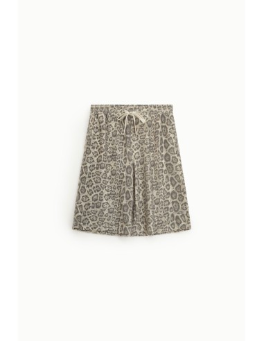 Bermudas com estampa animal e cordão Please
