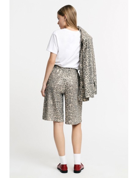 Bermuda Shorts Stampa Animalier Con Coulisse Please - Vestiti Firma...