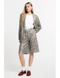 Bermuda Shorts Stampa Animalier Con Coulisse Please - Vestiti Firma...