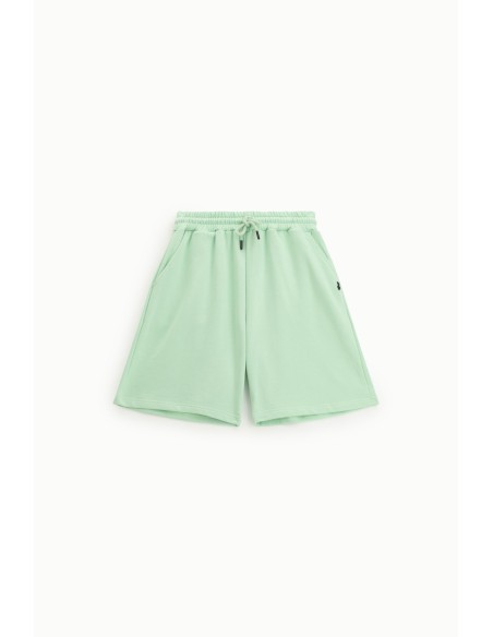 Bermuda regular com elástico e bolsos Please