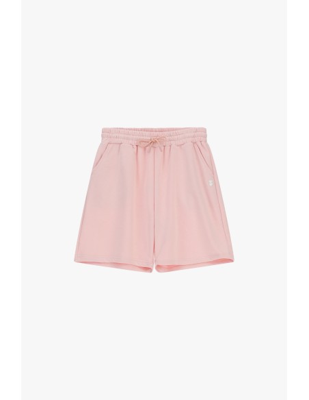 Calções bermuda corte regular com elástico e bolsos Please