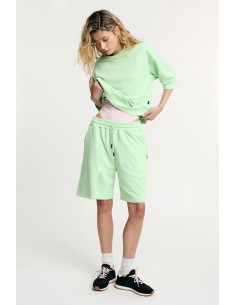 Bermuda Regular-Fit com Elástico e Bolsos Please
