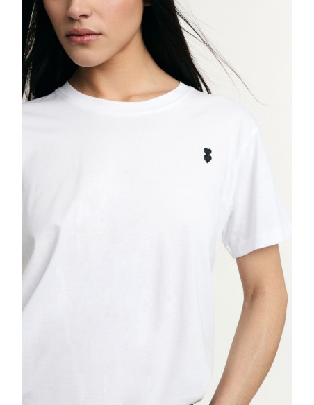 T-Shirt Regular-Fit Girocollo Logo Ricamato Please - Vestiti Firmat...