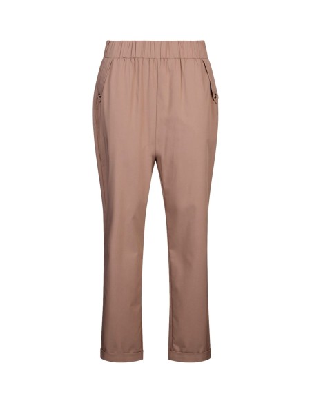 Calças Slim Fit com Barra Virada Liu Jo