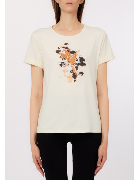 T-Shirt com estampa floral Liu Jo