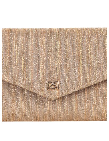 Clutch Rígida Lamé Efeito Glitter com Alça de Corrente Interna Rinascimento