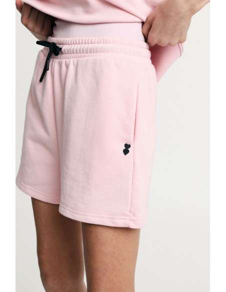 Shorts de corte regular com elástico e cordão Please