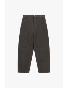 Calças Largas de Cintura Alta com Bolsos Please 2