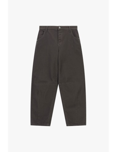 Calças largas de cintura alta com bolsos Please