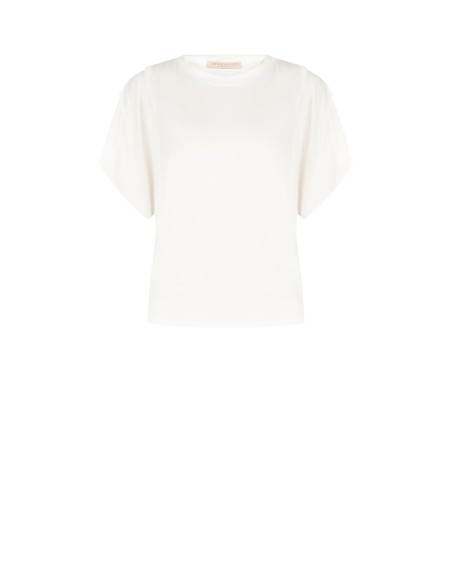 T-Shirt Ampla e Fluida em Viscose Rinascimento