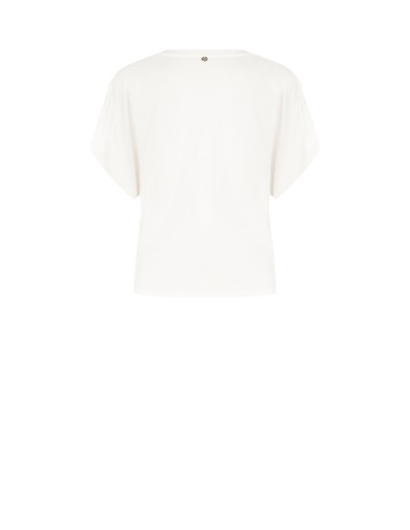 T-shirt ampla e fluida em viscose Rinascimento