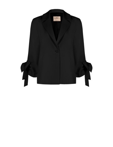 Blazer oversize com maxi laços nas mangas Rinascimento