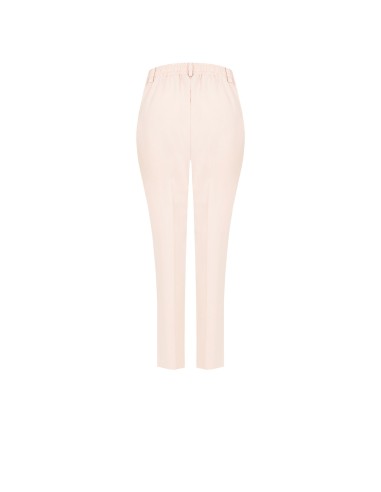 Pantaloni Dritti In Misto Viscosa Con Elastico Dietro Rinascimento ...