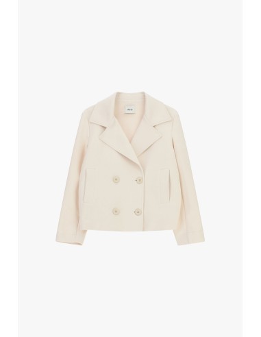Blazer Curto De Duplo Abotoamento Com Bolsos Frontais Dixie