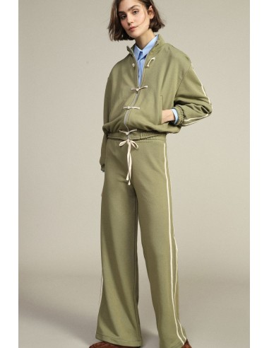 Pantaloni Palazzo Con Coulisse E Bande Laterali Dixie - Vestiti Fir...