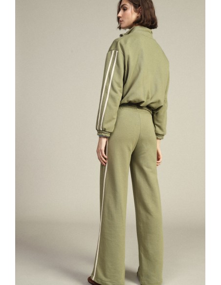 Pantaloni Palazzo Con Coulisse E Bande Laterali Dixie - Vestiti Fir...